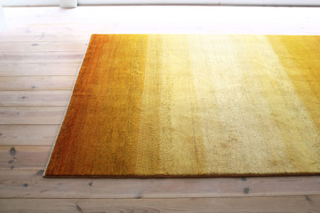 イエローグラデーションギャッベ【150-6495】